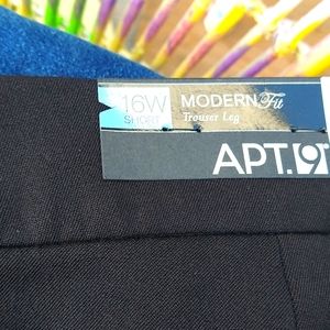 Apt.9  Modern fit  Trouser Leg Black NWT